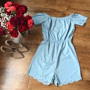 Off Shoulder Romper